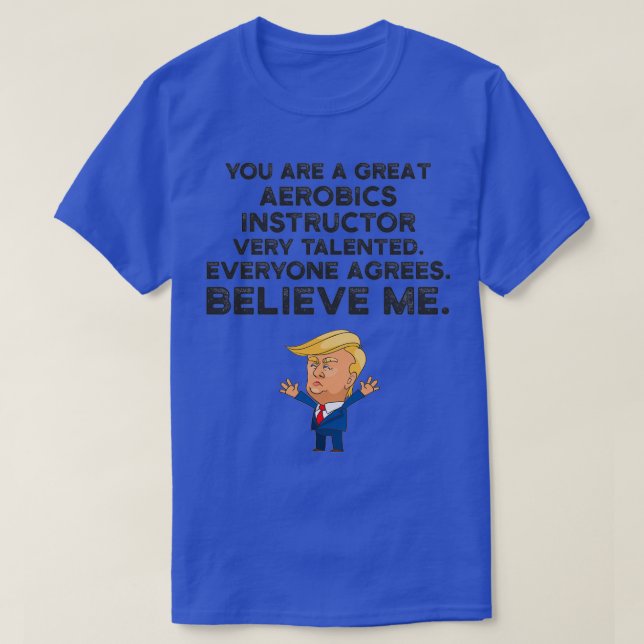 Aerobics Instructor Funny Trump T Shirt (Design framsida)