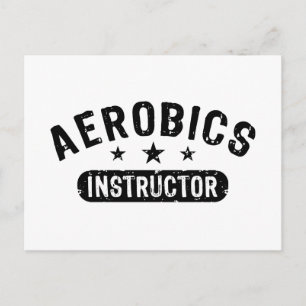 Aerobics Instructor Vykort