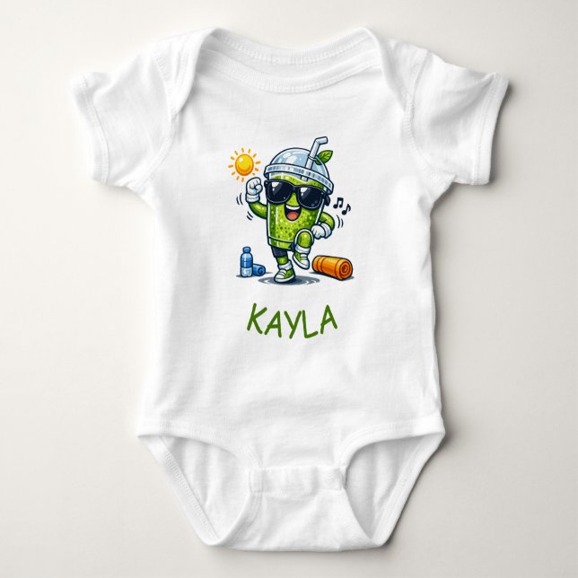 Aerobics Smoothie T Shirt (Framsida)