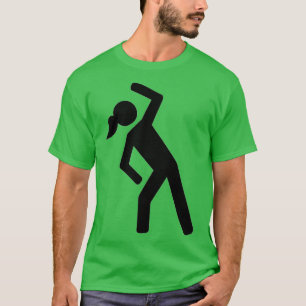 Aerobics symbol t shirt