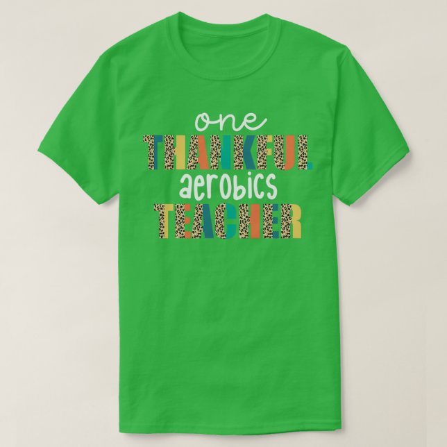 Aerobics Teacher T Shirt (Design framsida)