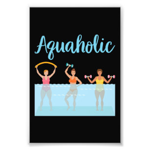 Aerobics Vatten Fototryck