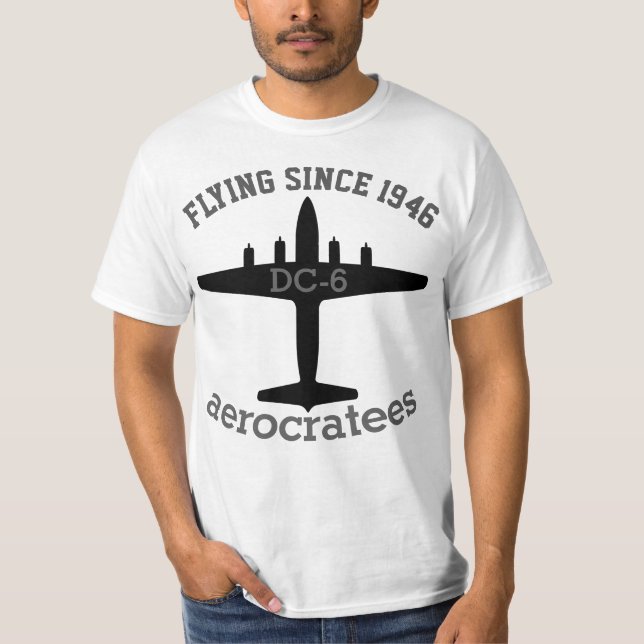 aerocratees DC-6 Tee Shirt (Framsida)