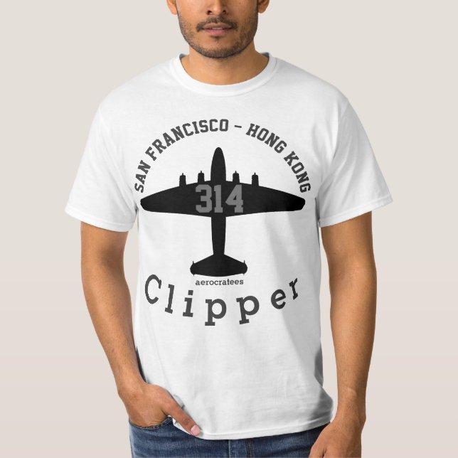 aerocrateesBoeing 314 Clipper Tee (Framsida)