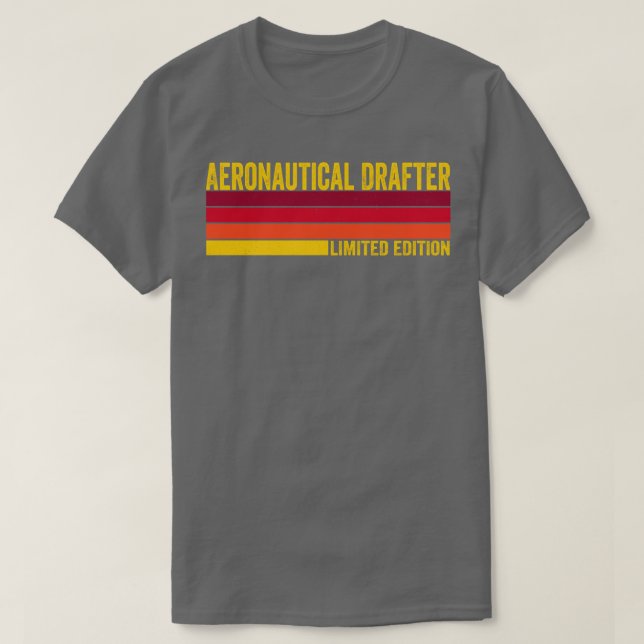 Aeronautical Drafter T Shirt (Design framsida)