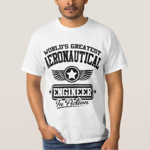 Aeronautical ingenjör för världsmästare i hand t shirt
