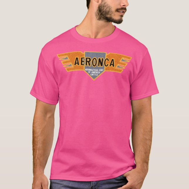 Aeronca Aircraft Usa T Shirt (Framsida)