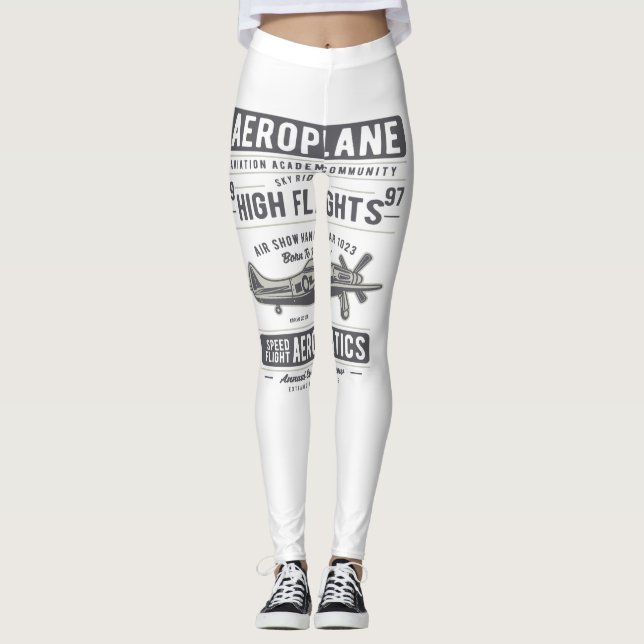 Aeroplane Leggings (Framsida)