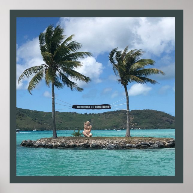 Aeroport de Bora Bora Poster (Framsidan)