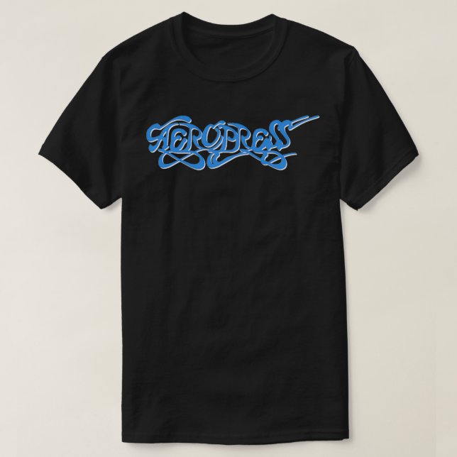 Aeropress Blue Begränsad Edition-design T Shirt (Design framsida)
