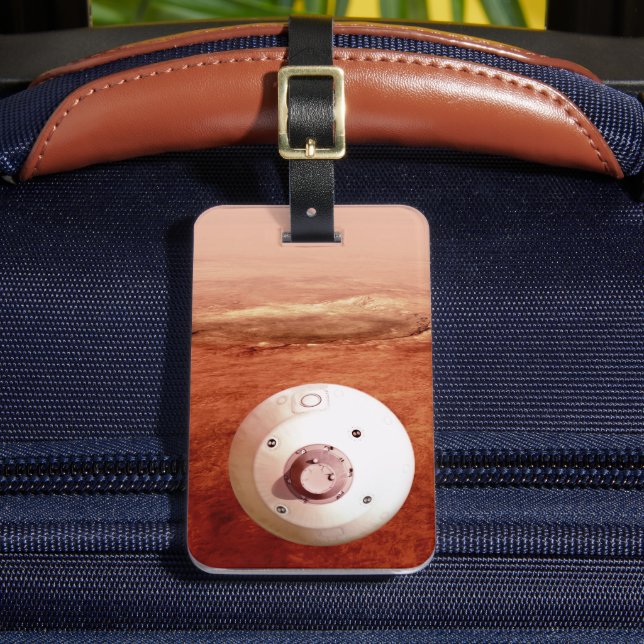 Aeroshell med bestående lutning mot marsmark bagagebricka (Framsida Insitu 2)