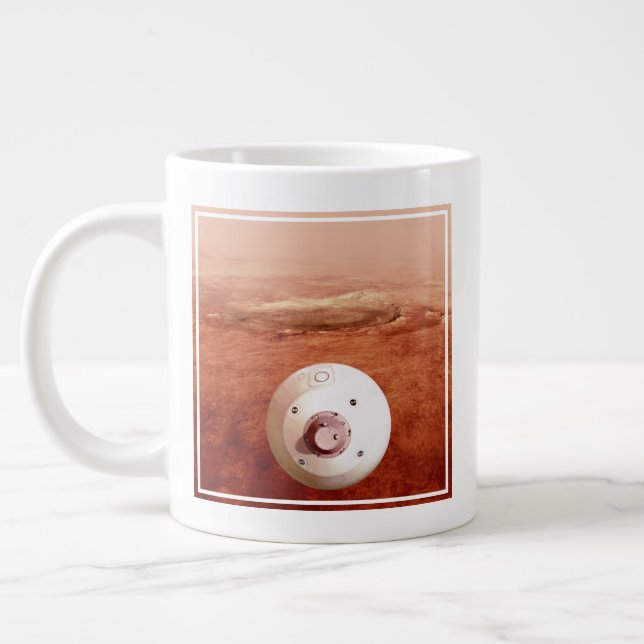 Aeroshell med bestående lutning mot marsmark jumbo mugg (Vänster)