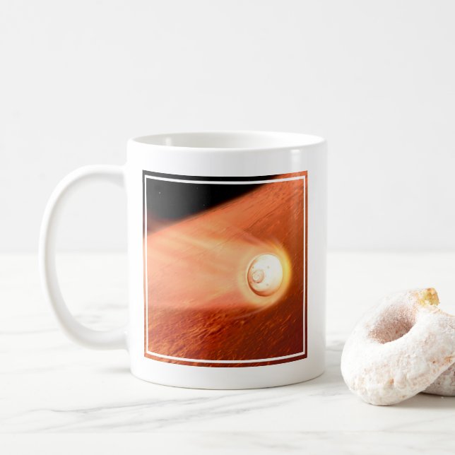 Aeroshell med bestående lutning mot marsmark kaffemugg (Med munk)