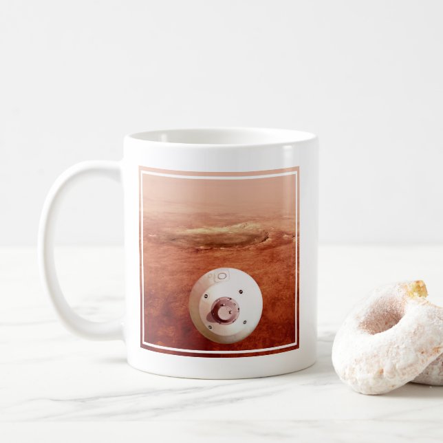 Aeroshell med bestående lutning mot marsmark kaffemugg (Med munk)