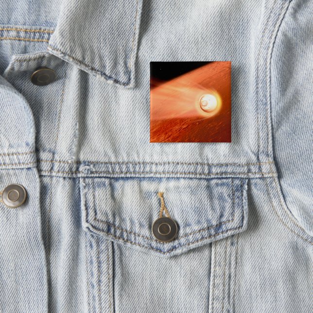 Aeroshell med bestående lutning mot marsmark knapp (In Situ)