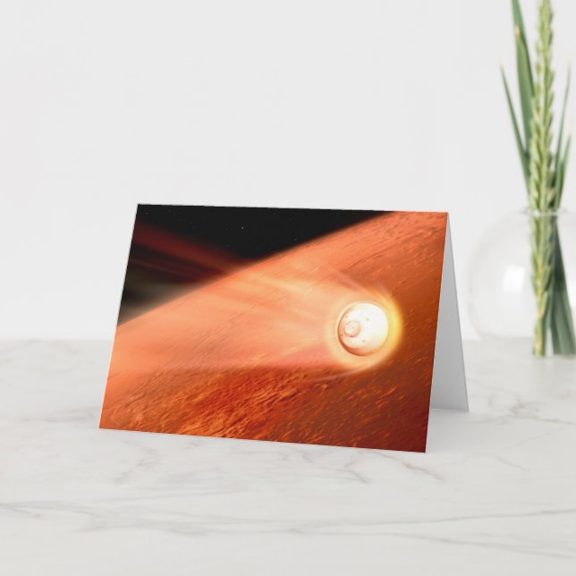 Aeroshell med bestående lutning mot marsmark kort (Framsida)