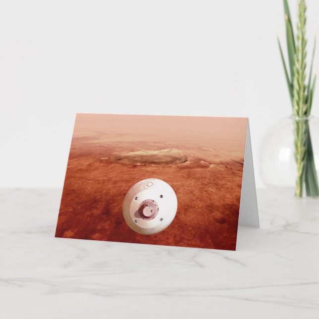 Aeroshell med bestående lutning mot marsmark kort (Framsida)