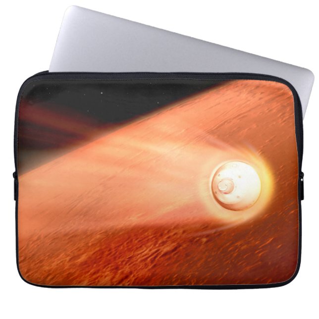 Aeroshell med bestående lutning mot marsmark laptop fodral (Framsidan)