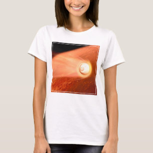 Aeroshell med bestående lutning mot marsmark t shirt