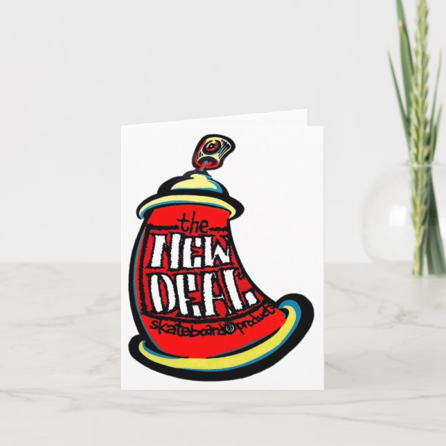 Aerosol New Skateboard Design  Kort (Framsida)