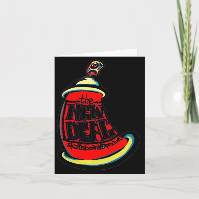 Aerosol New Skateboard Design  Kort (Framsida)
