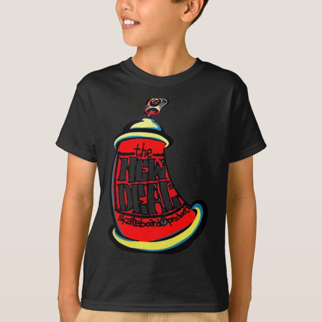 Aerosol Ny Skateboard Design  T Shirt (Framsida)