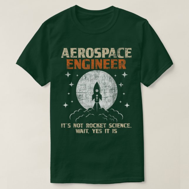 Aerospace EngineerAeronautical Engineering Aviatio T Shirt (Design framsida)