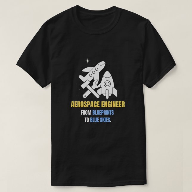 Aerospace Engineering T Shirt (Design framsida)