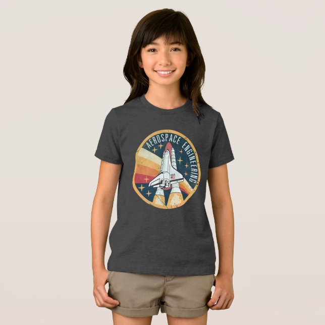 Aerospace Engineering V01 T Shirt (Framsida Full)