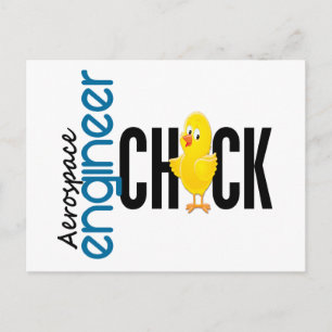 Aerospace Ingenjör Chick Vykort