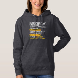 Aerospace Ingenjör Definition Hoodie T Shirt