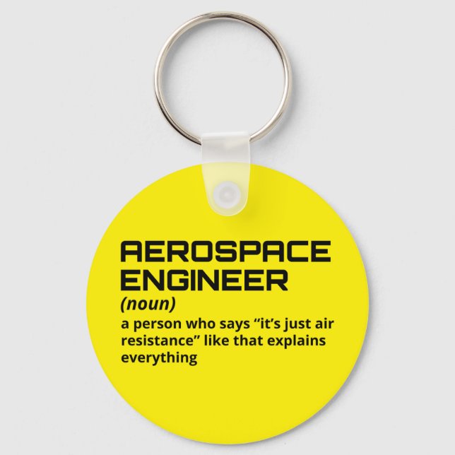 Aerospace Ingenjör - funny definition B-4 Nyckelring (Framsida)