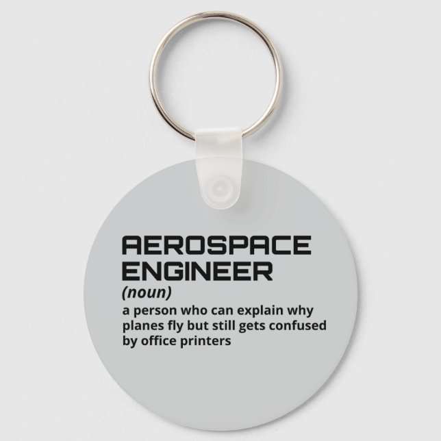 Aerospace Ingenjör - funny definition B-5 Nyckelring (Framsida)