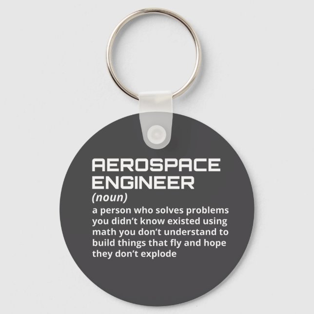 Aerospace Ingenjör - Funny definition W-1 Nyckelring (Framsida)