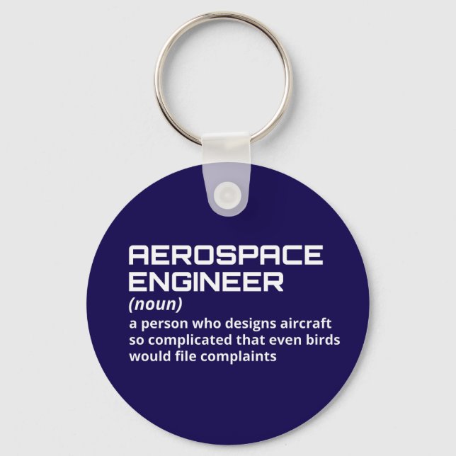 Aerospace Ingenjör - Funny definition W-2 Nyckelring (Framsida)