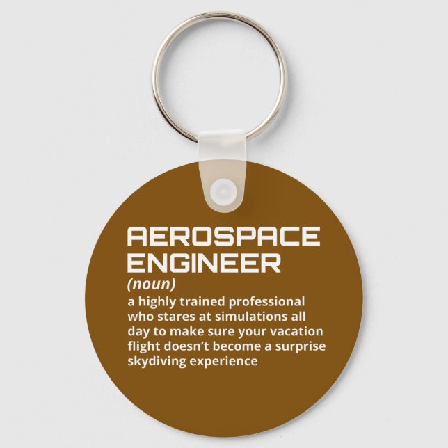 Aerospace Ingenjör - Funny definition W-3 Nyckelring (Framsida)