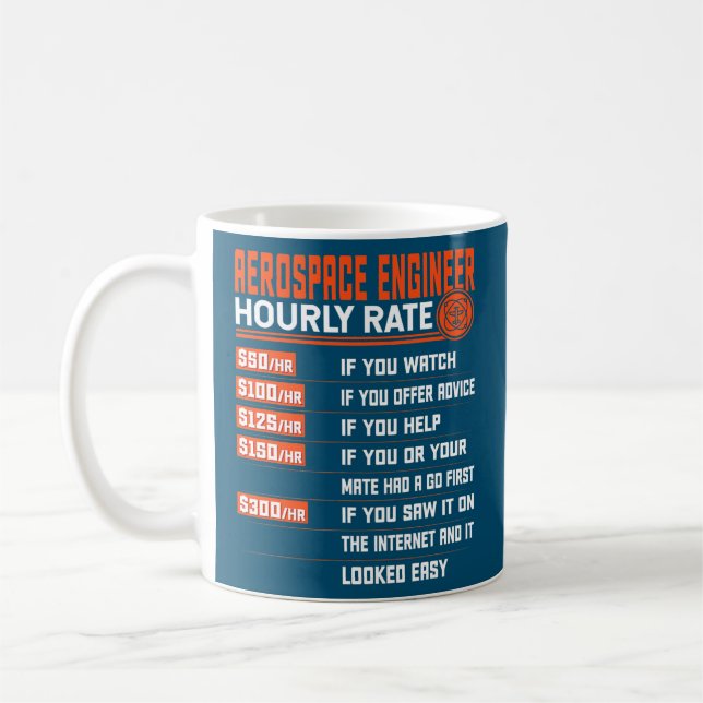 Aerospace Ingenjör Gifts Co.  Kaffemugg (Vänster)
