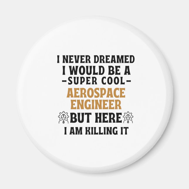 AEROSPACE INGENJÖR MAGNET (Framsidan)