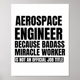 Aerospace ingenjör på grund av att det är en m poster
