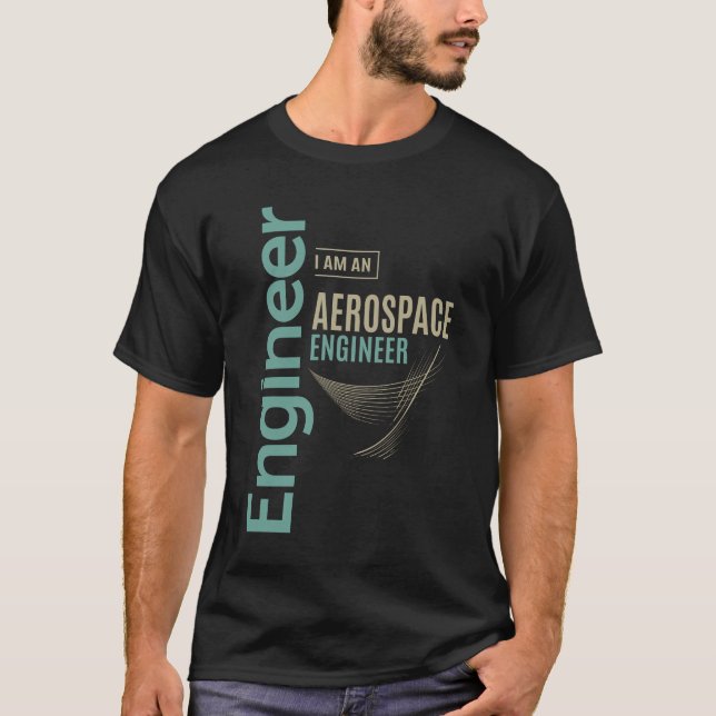 Aerospace Ingenjör T Shirt (Framsida)