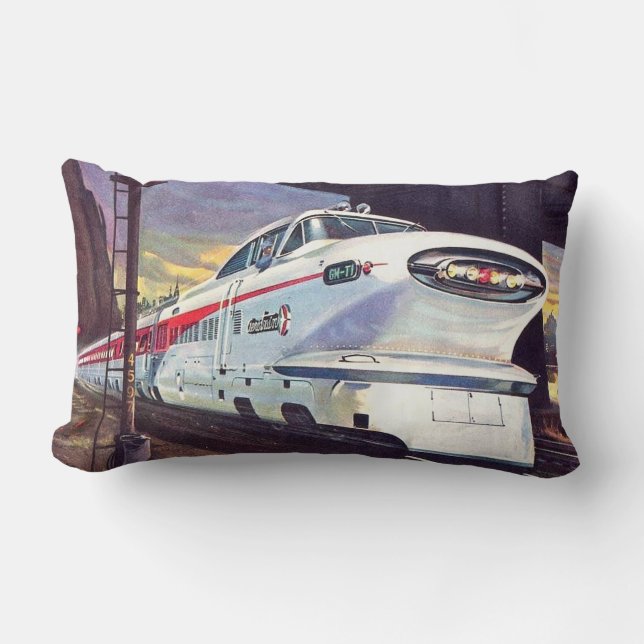 Aerotraindiesellokomotiv Lumbarkudde (Framsida)