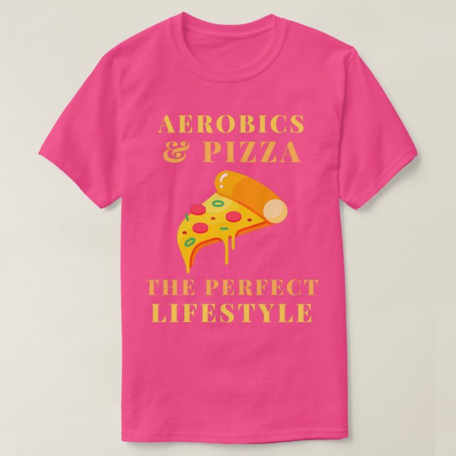 Aersik- och pizzalivsstil t shirt (Design framsida)