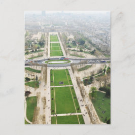 Aerus view of Paris Vykort