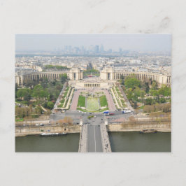 Aerus view of Paris Vykort