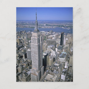 Aerus view of the Empire state Byggnad and Vykort