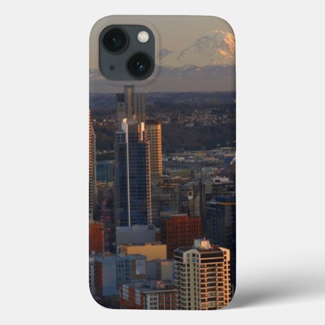 Aervy av staden Seattle skyline 2 (Baksida)