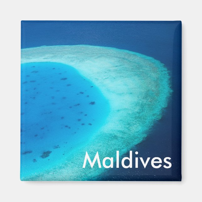 Aervy över Maldives atoll Magnet (Framsidan)