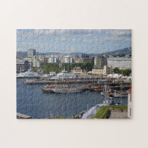 Aervy över Oslo från Oslo-fästningen Pussel