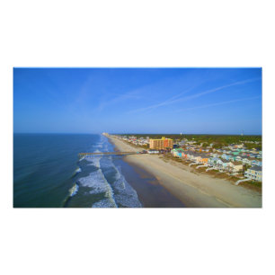 Aervy över Surfside Beach, SC Fototryck