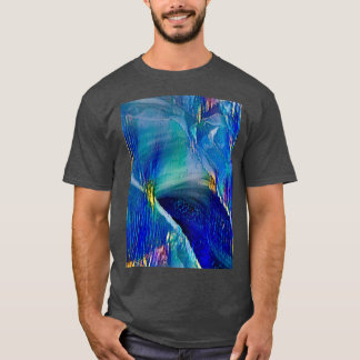 Aervy över vit sandstrand. t shirt